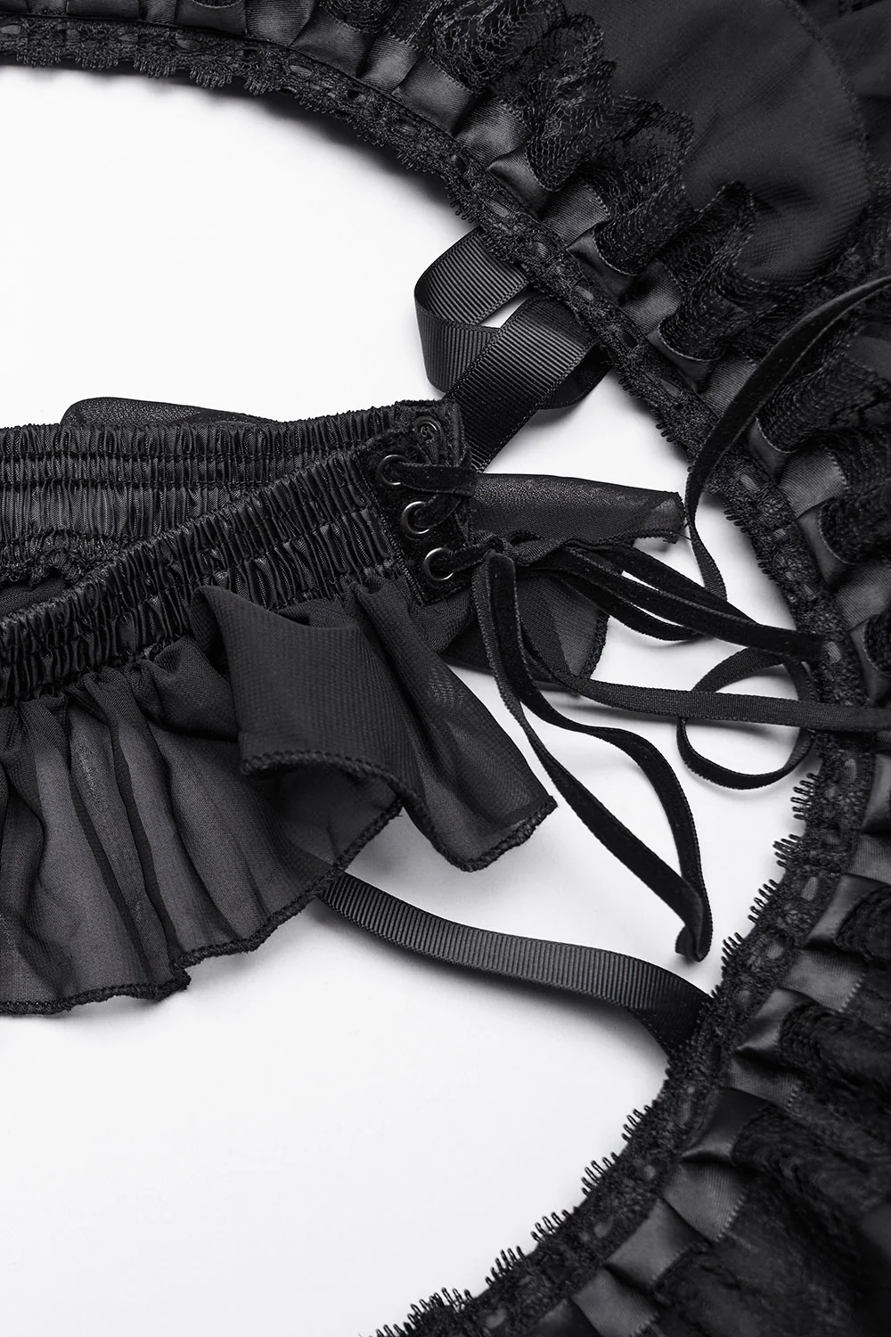 Black Bones Bustle Skirt - Image 6