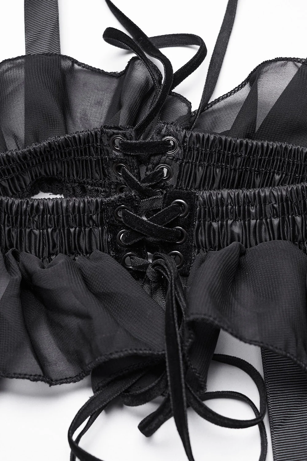 Black Bones Bustle Skirt - Image 7