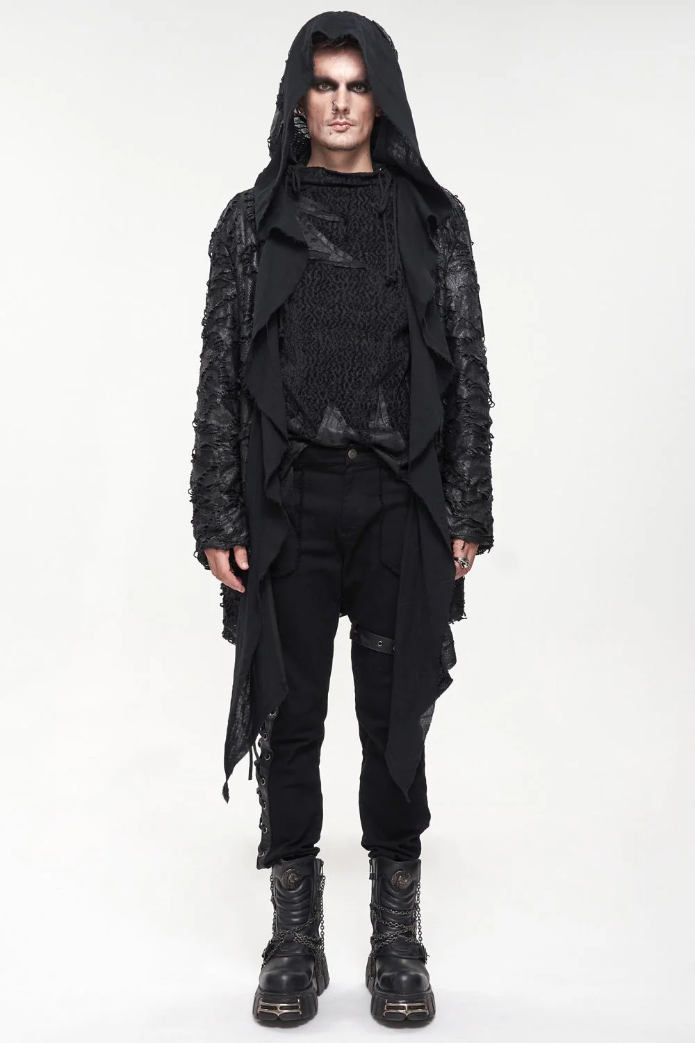 Black Burial Distressed Cardigan - Image 7