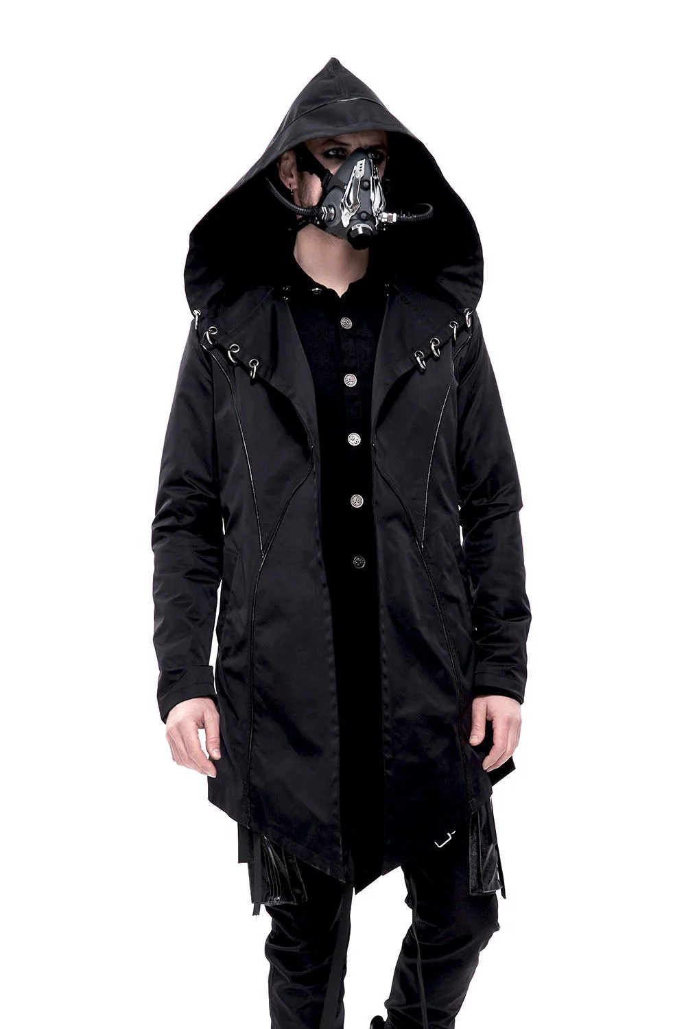 Black Butcher Pierced Coat - Image 6
