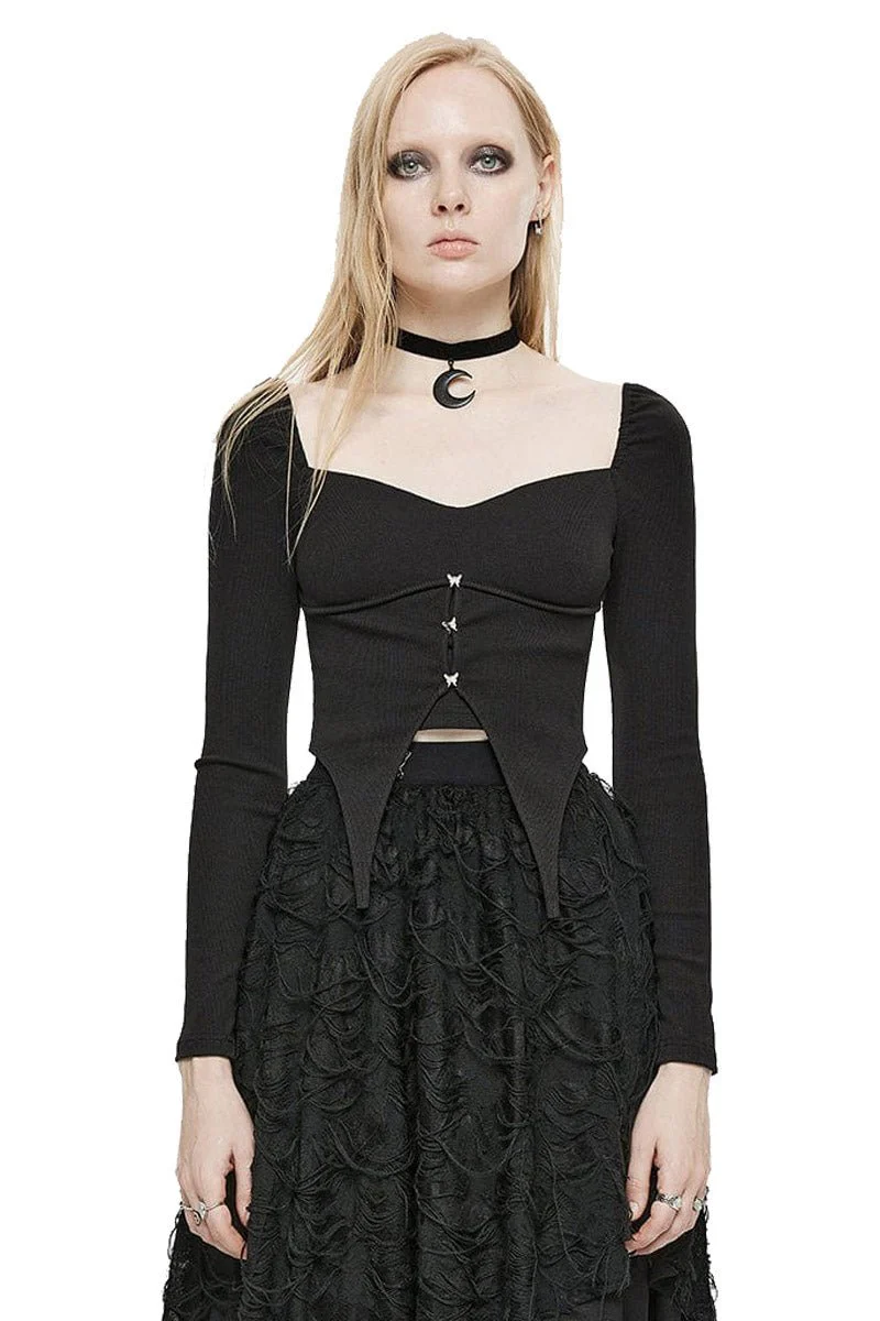 Black Butterflywings Top
