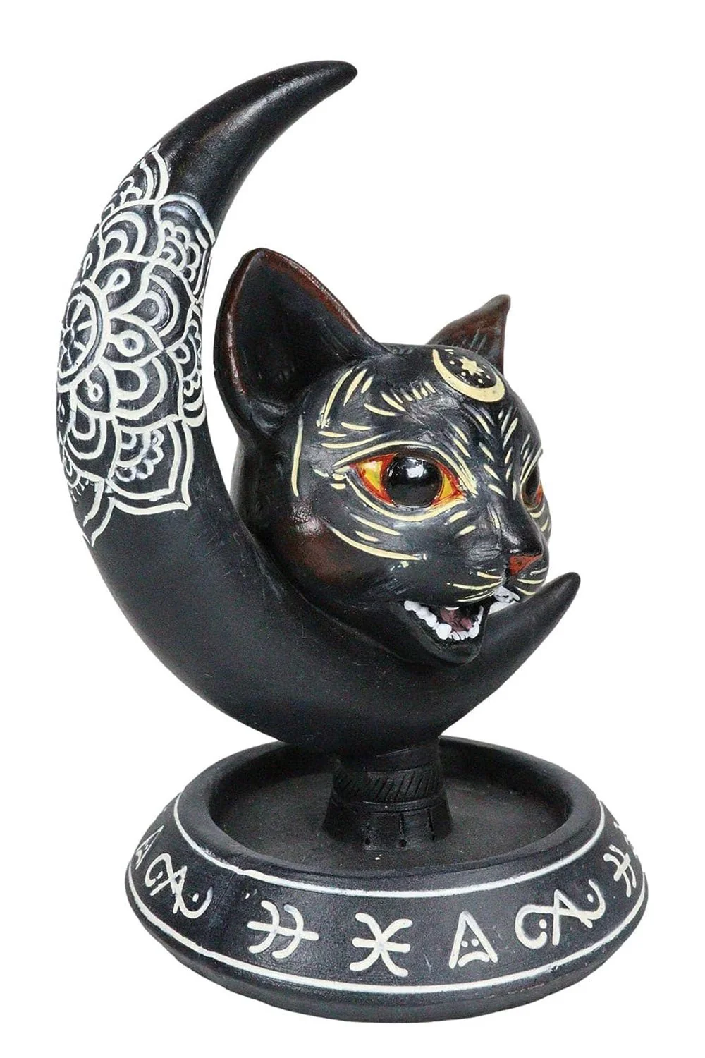Black Cat Backflow Incense Burner - Image 3