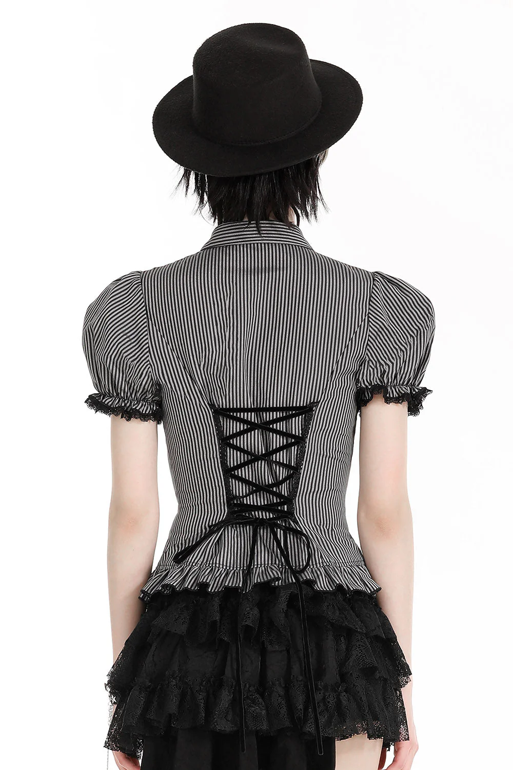 Black Cat Coven Cameo Blouse - Image 5