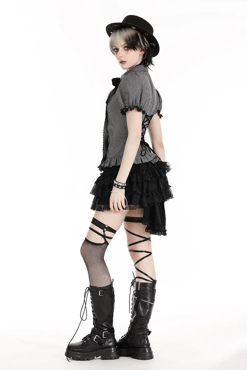 Black Cat Coven Cameo Blouse - Image 7