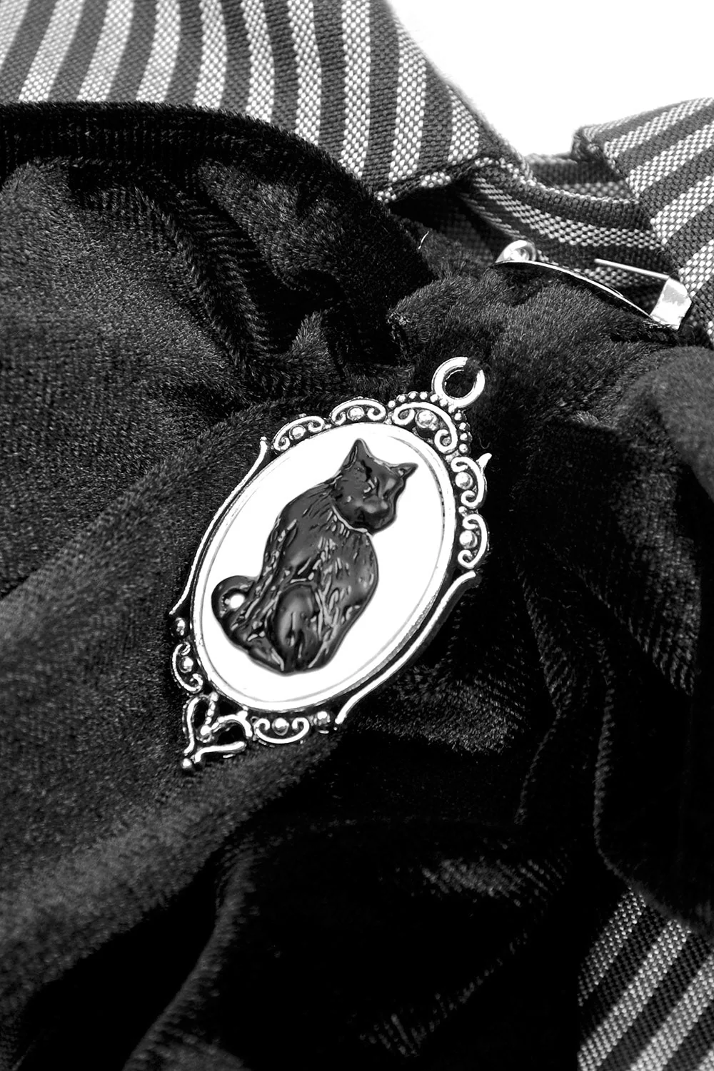 Black Cat Coven Cameo Blouse - Image 9