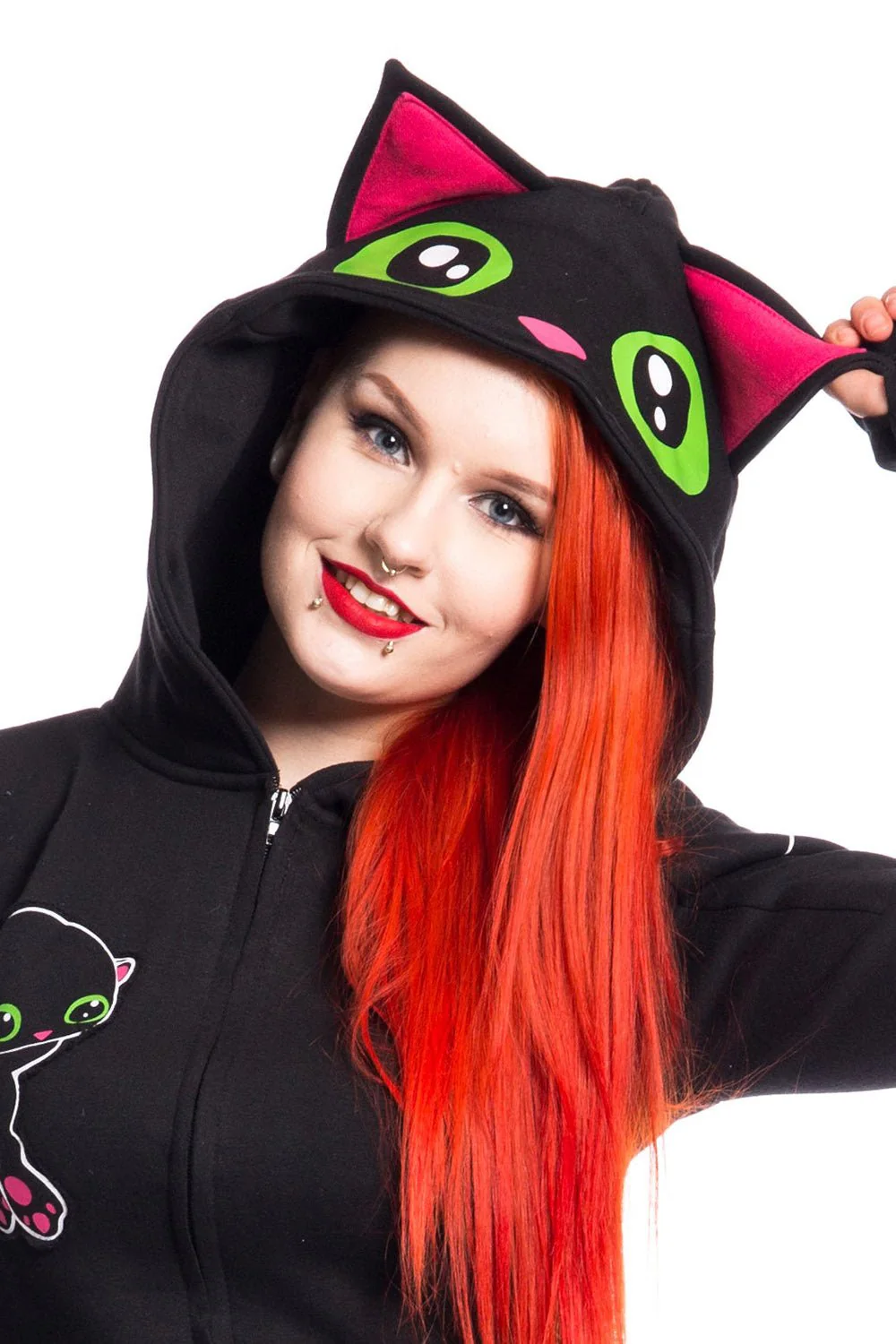 Black Cat Hoodie [BLACK] - Image 5