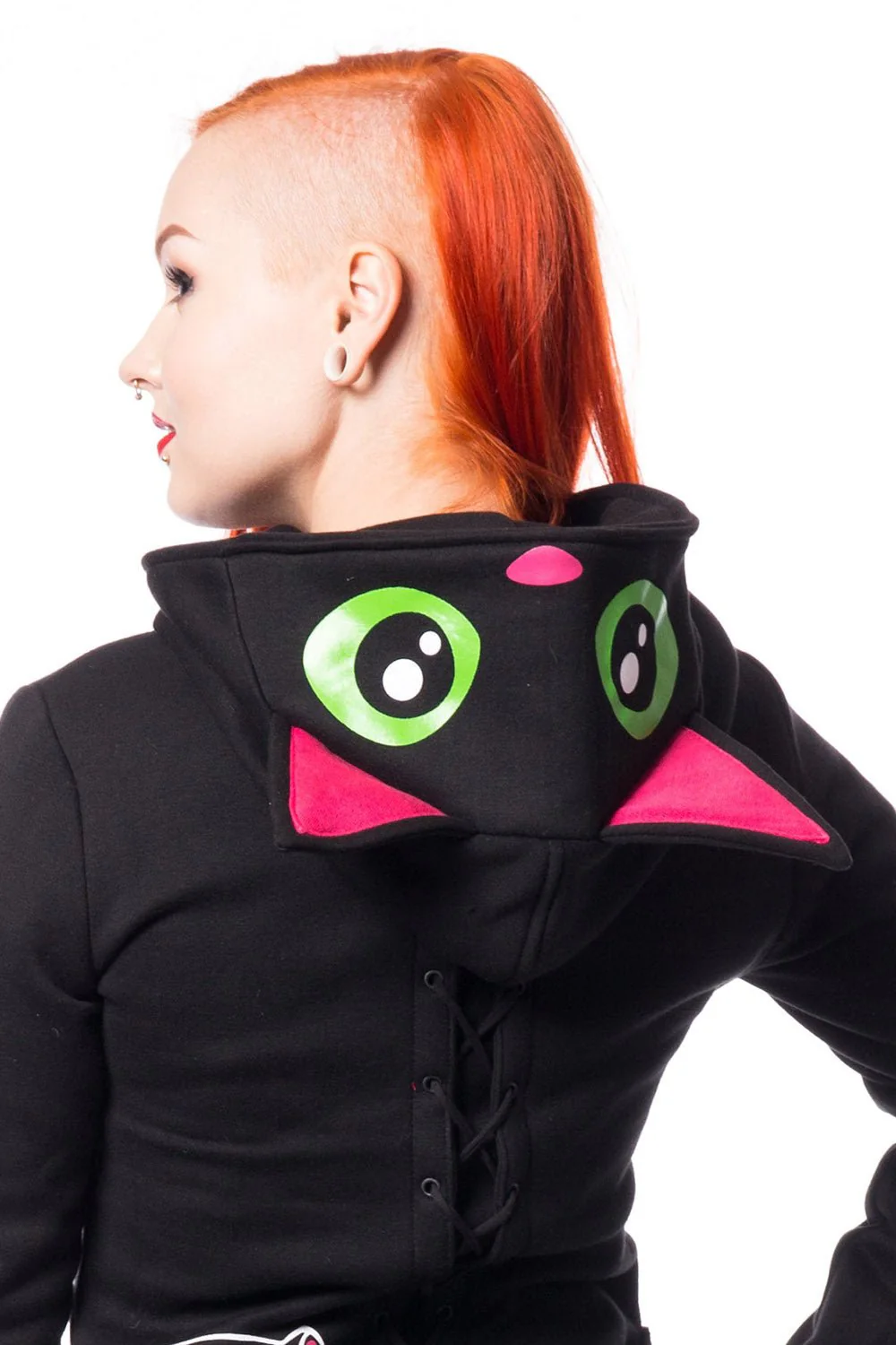Black Cat Hoodie [BLACK] - Image 6
