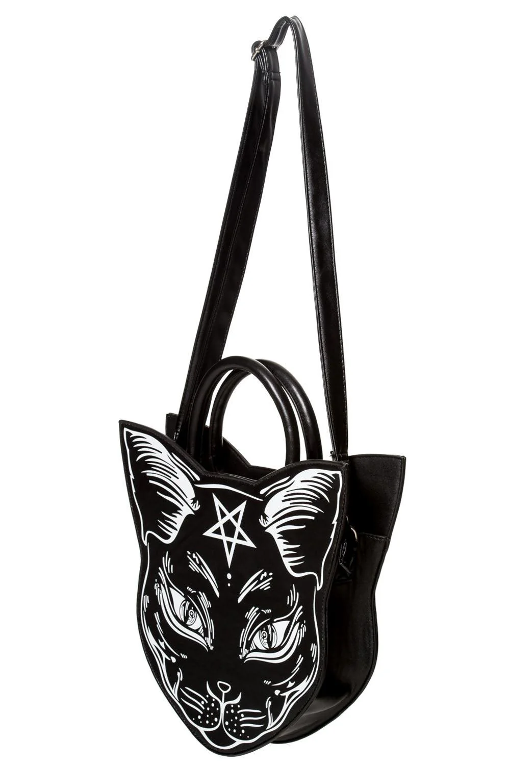 Black Cat Magic Shoulder Bag - Image 3