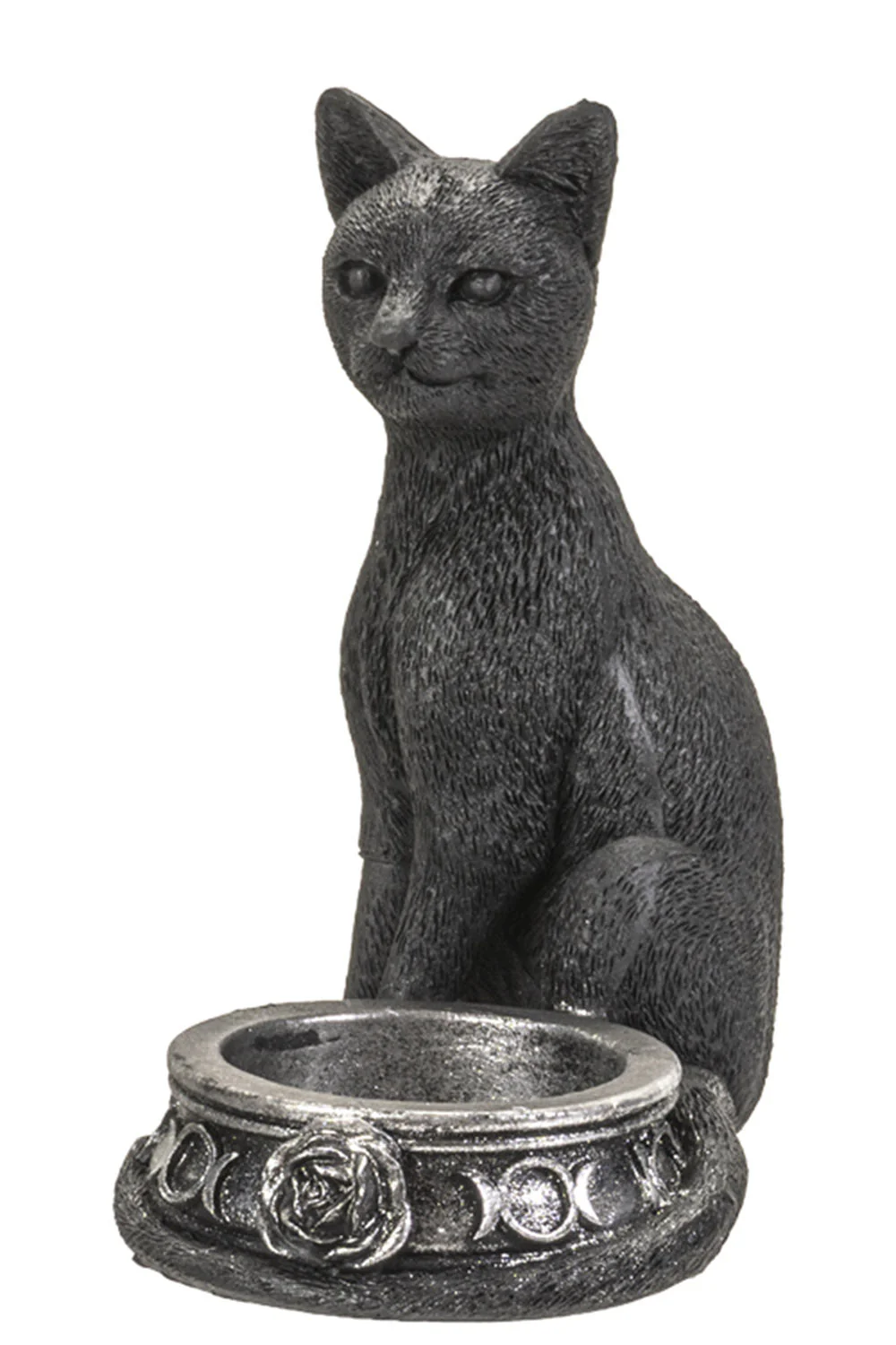 Black Cat Tea Light Candle Holder - Image 2