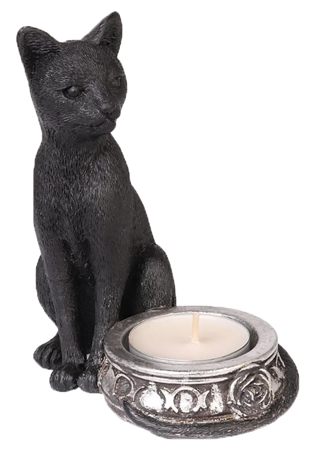 Black Cat Tea Light Candle Holder - Image 5