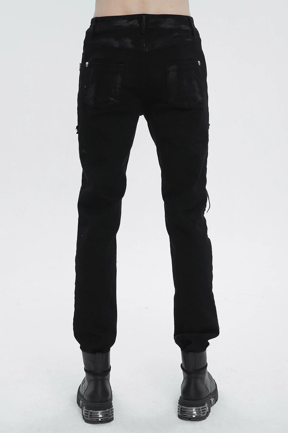 Black Death Lace-Up Pants - Image 4