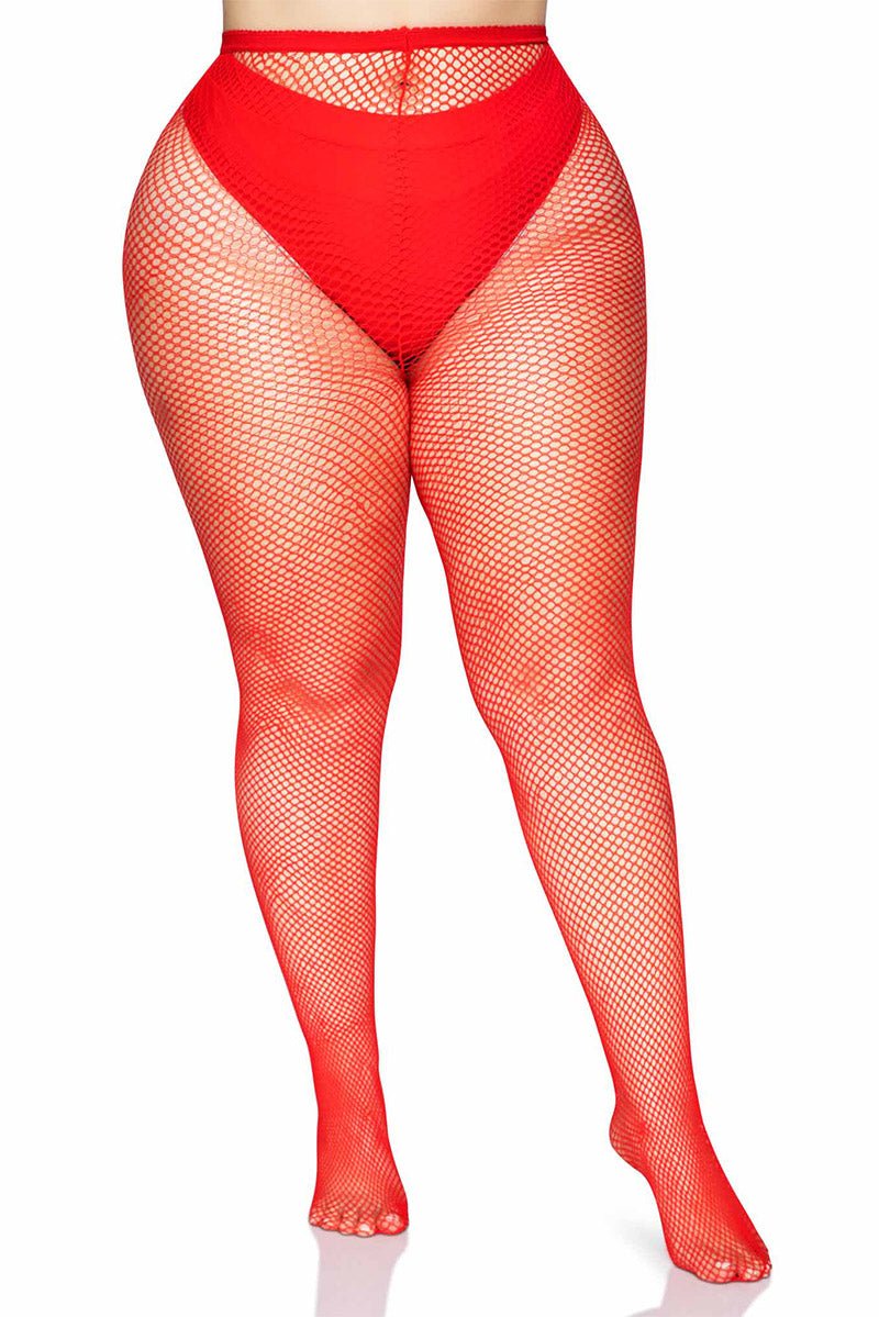 Fishnet Tights [PLUS SIZE] - Image 2