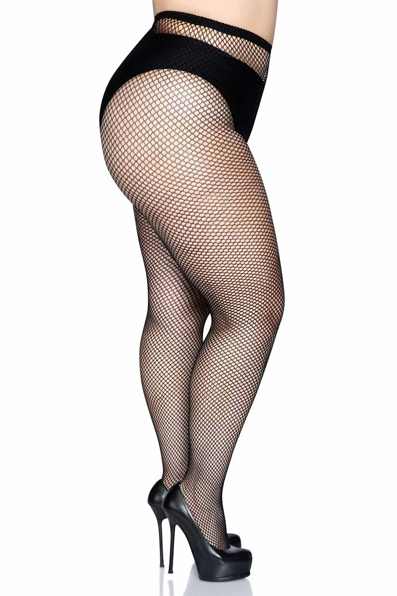Fishnet Tights [PLUS SIZE] - Image 3