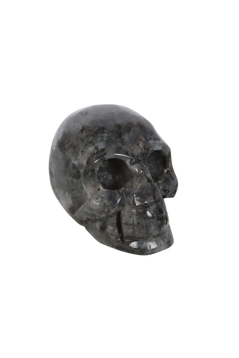 Black Labradorite Crystal Skull - Image 3