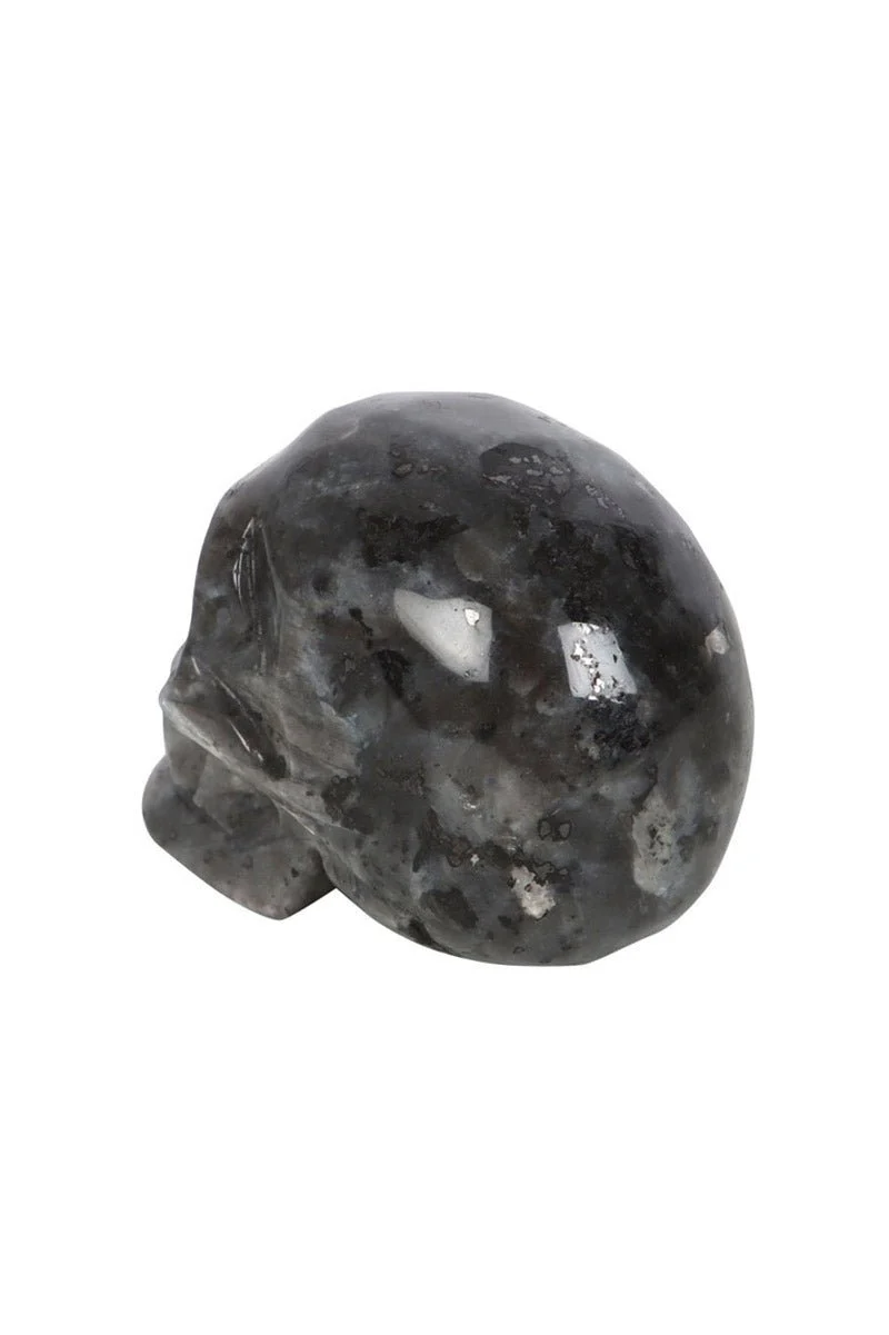 Black Labradorite Crystal Skull - Image 4