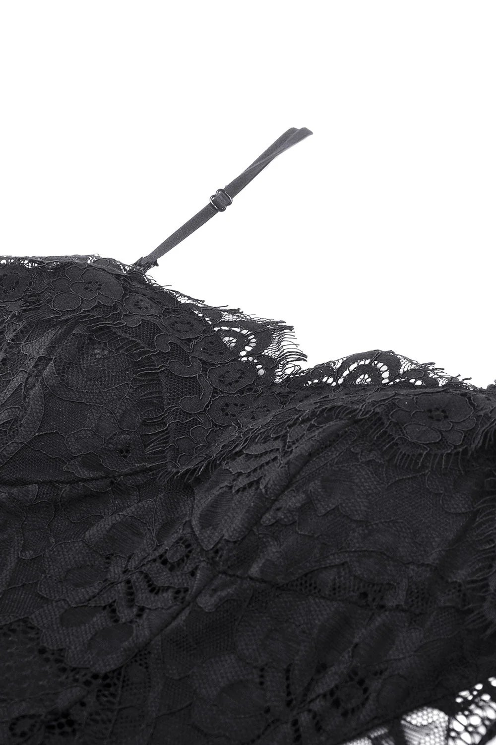 Black Lantern Lace Dress - Image 6