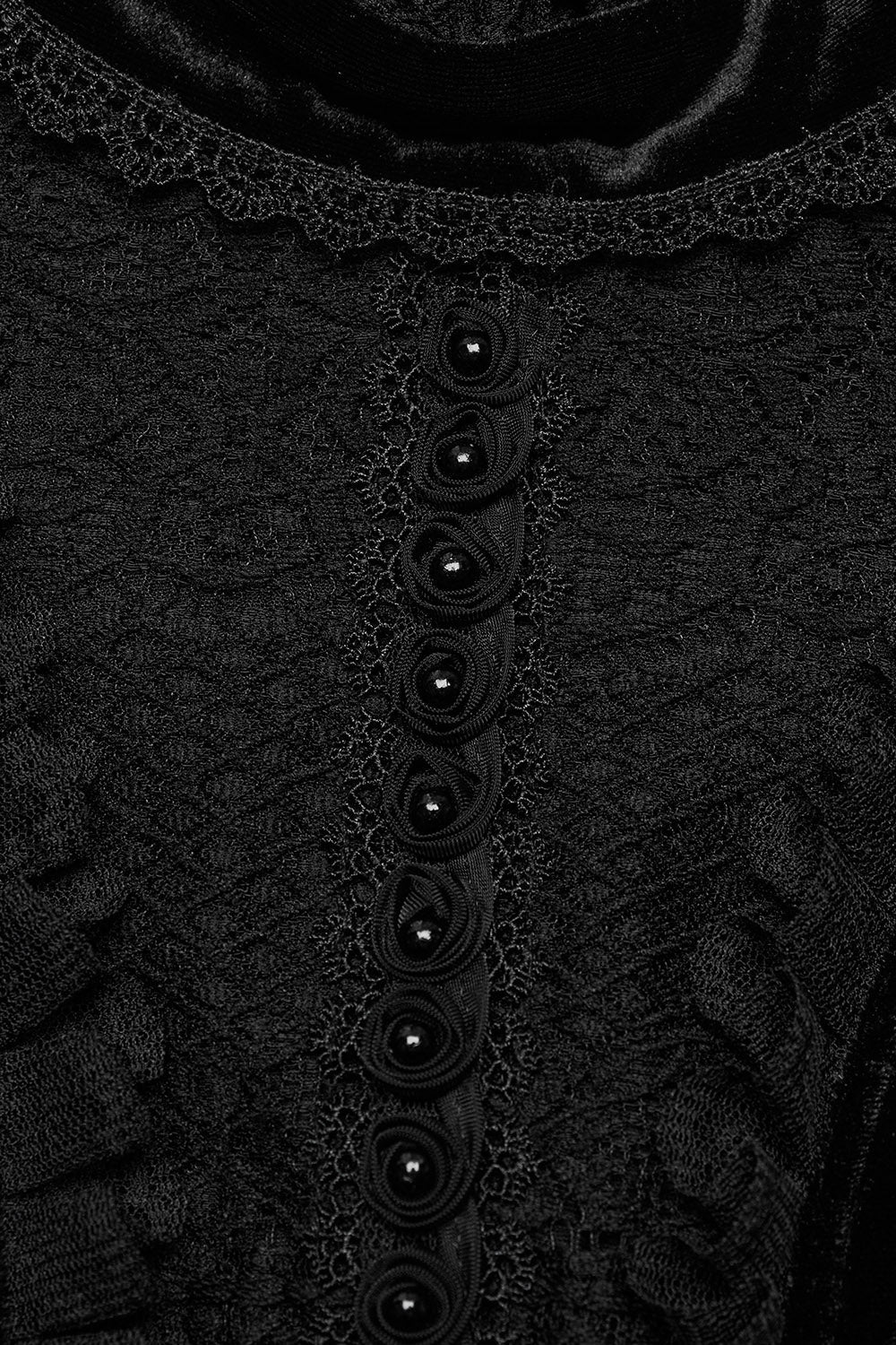 Black Madonna Gothic Dress - Image 8