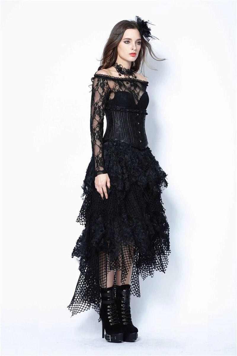 Black Madonna Layered Skirt - Image 2