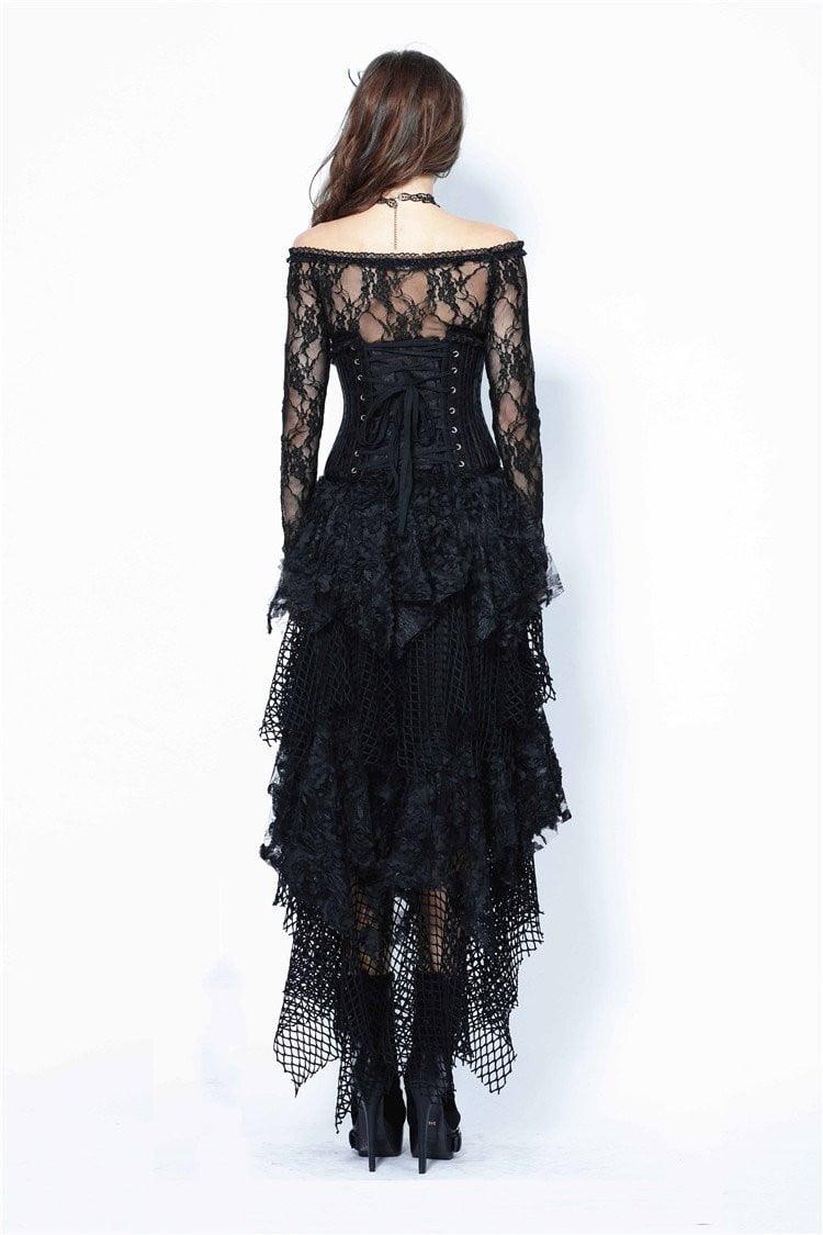Black Madonna Layered Skirt - Image 4
