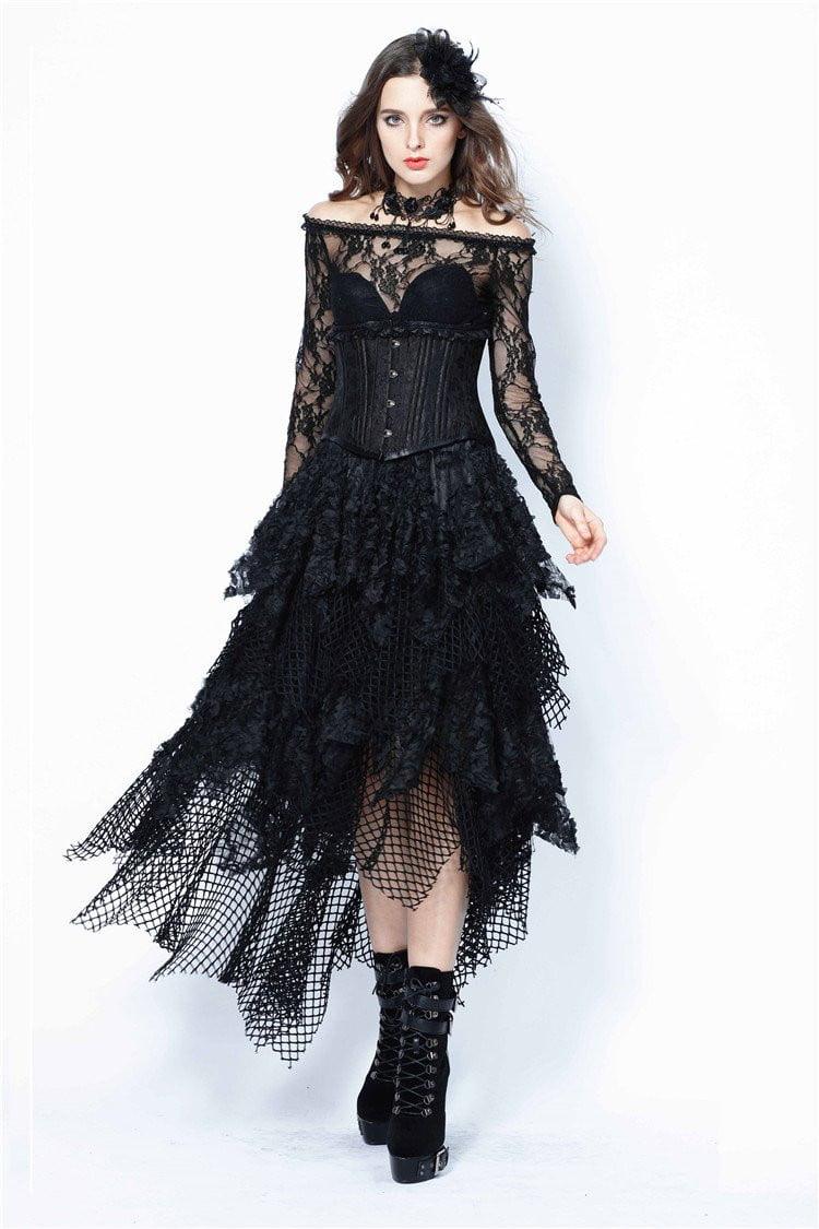 Black Madonna Layered Skirt - Image 5