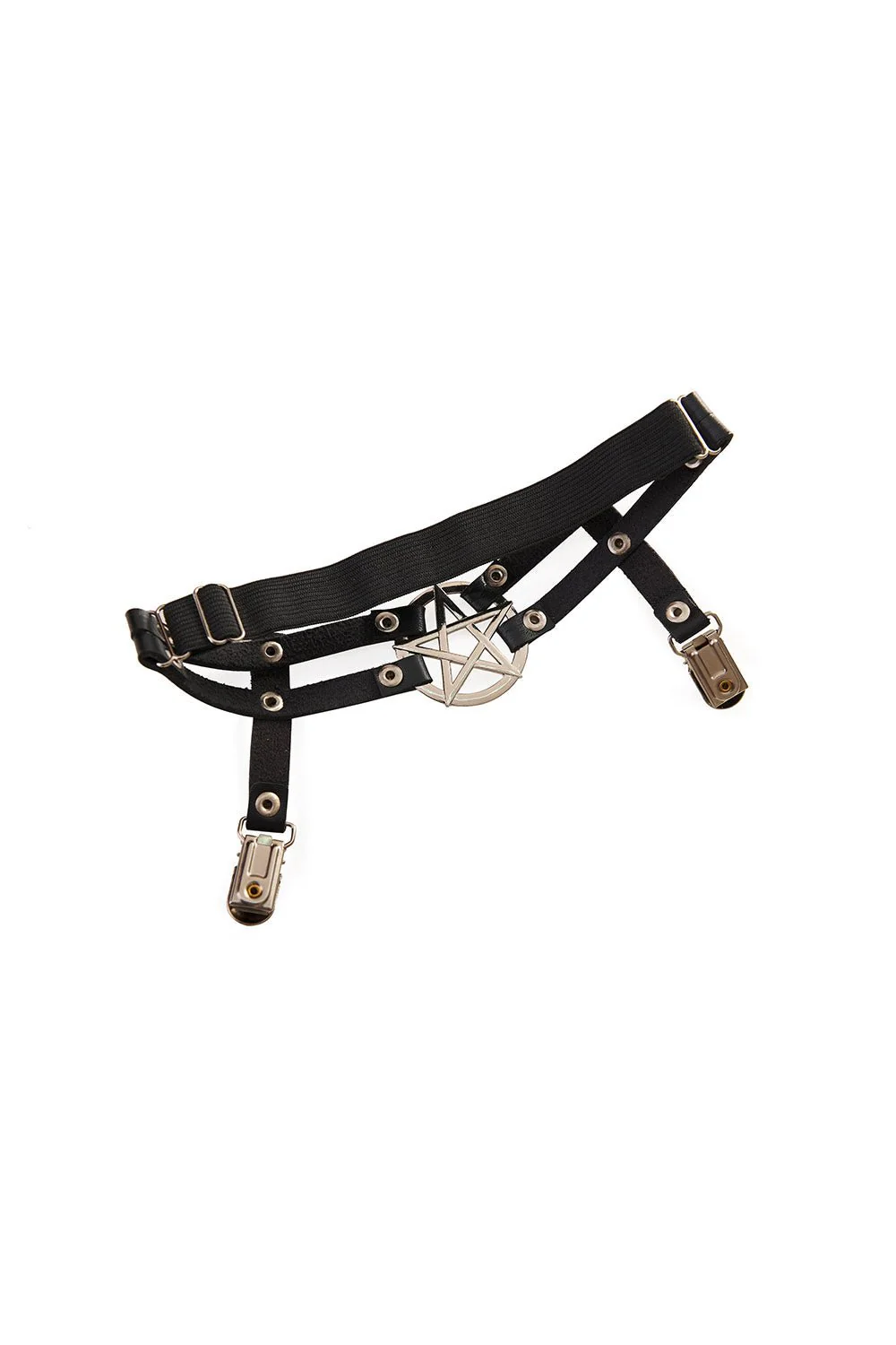 Black Madonna Thigh Garter - Image 3