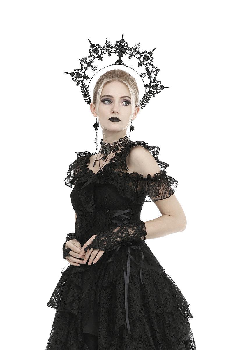 Black Magic Gothic Gloves - Image 3