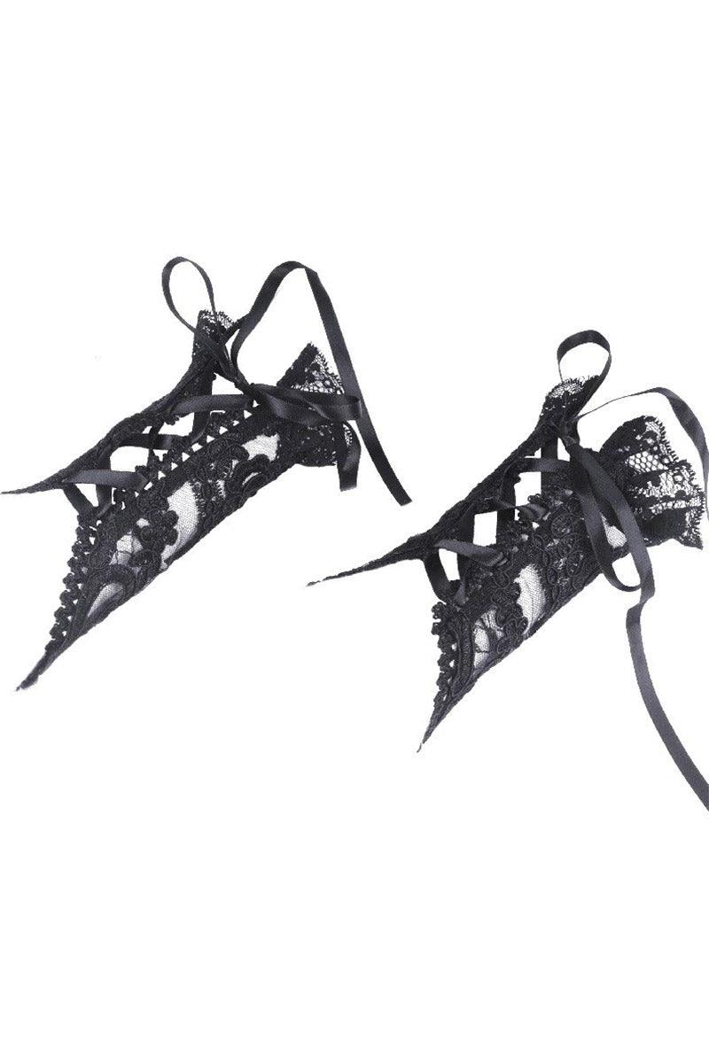 Black Magic Gothic Gloves - Image 6