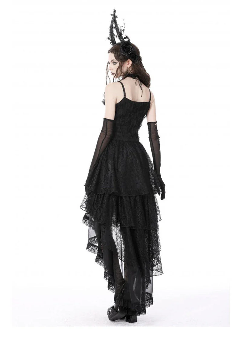 Black Majesty Chiffon Skirt - Image 8