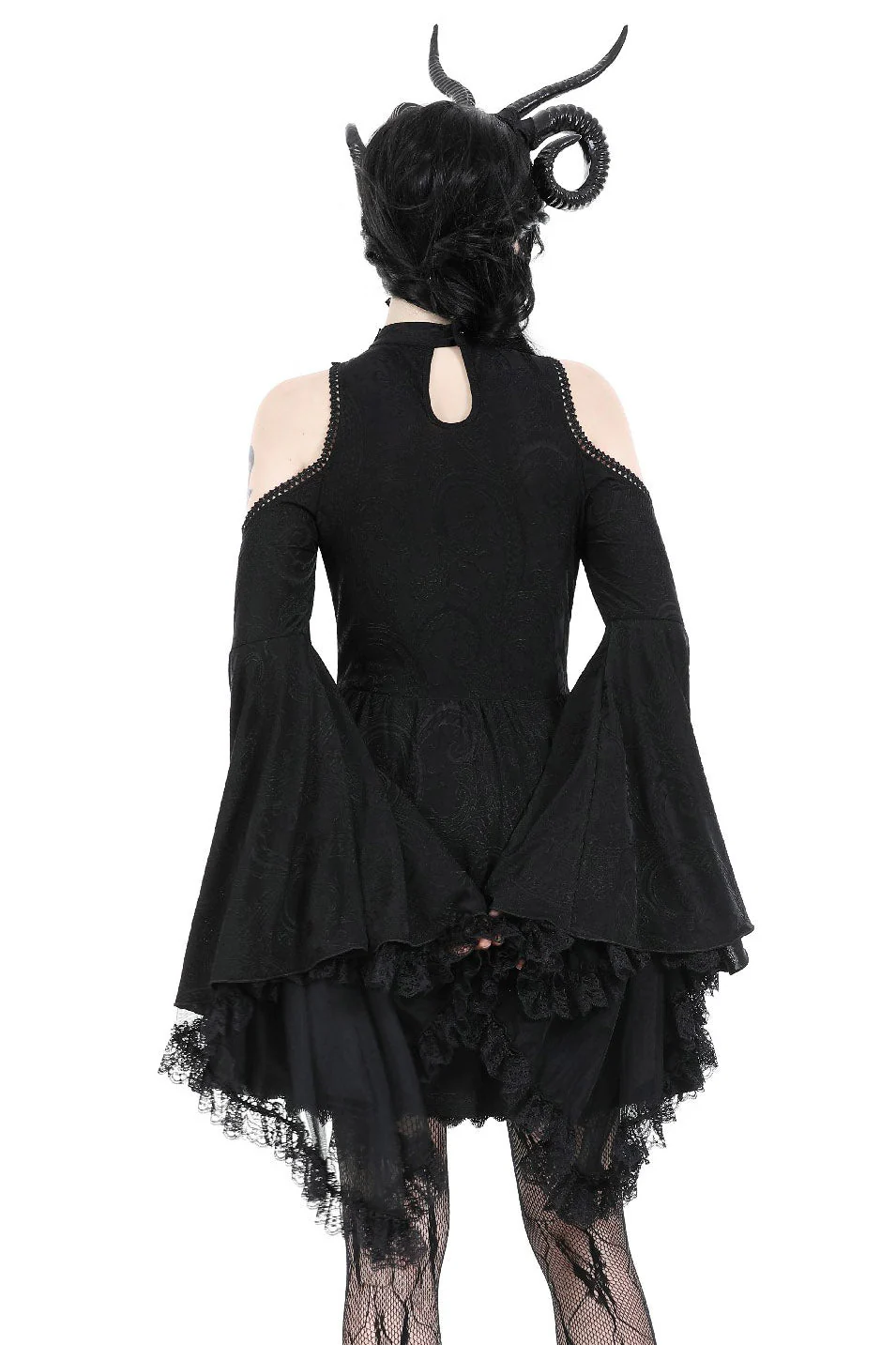 Black Majesty Mini Dress - Image 6