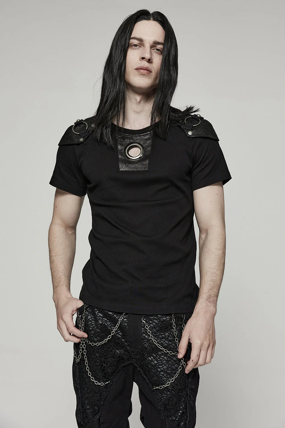 Black Metal Distressed Top - Image 2