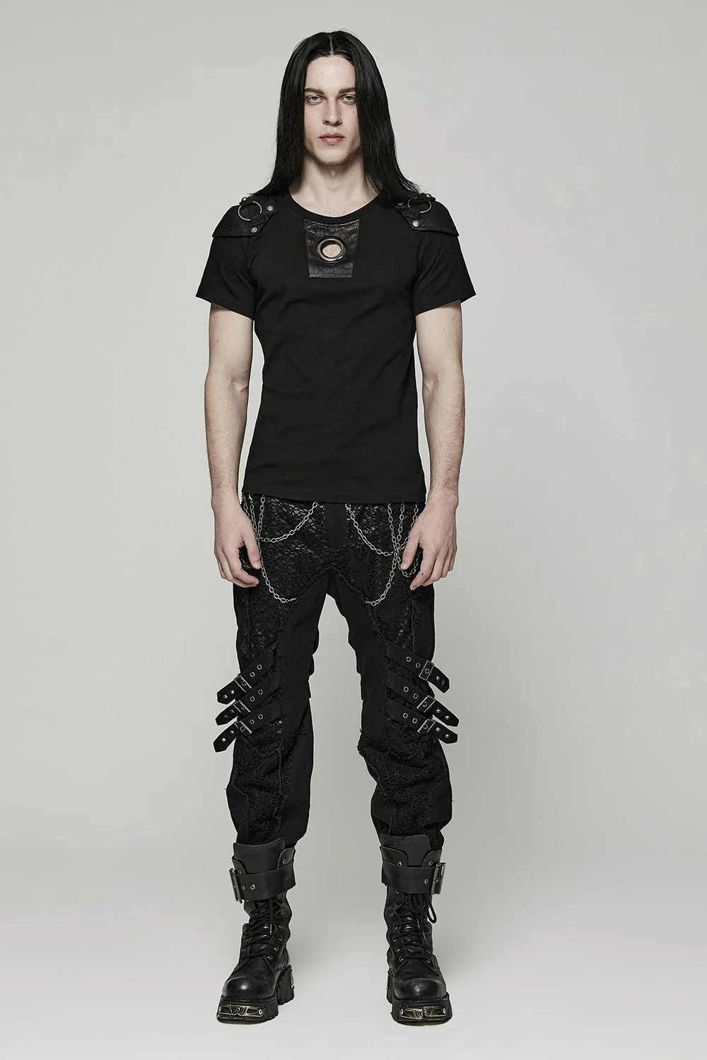 Black Metal Distressed Top - Image 3