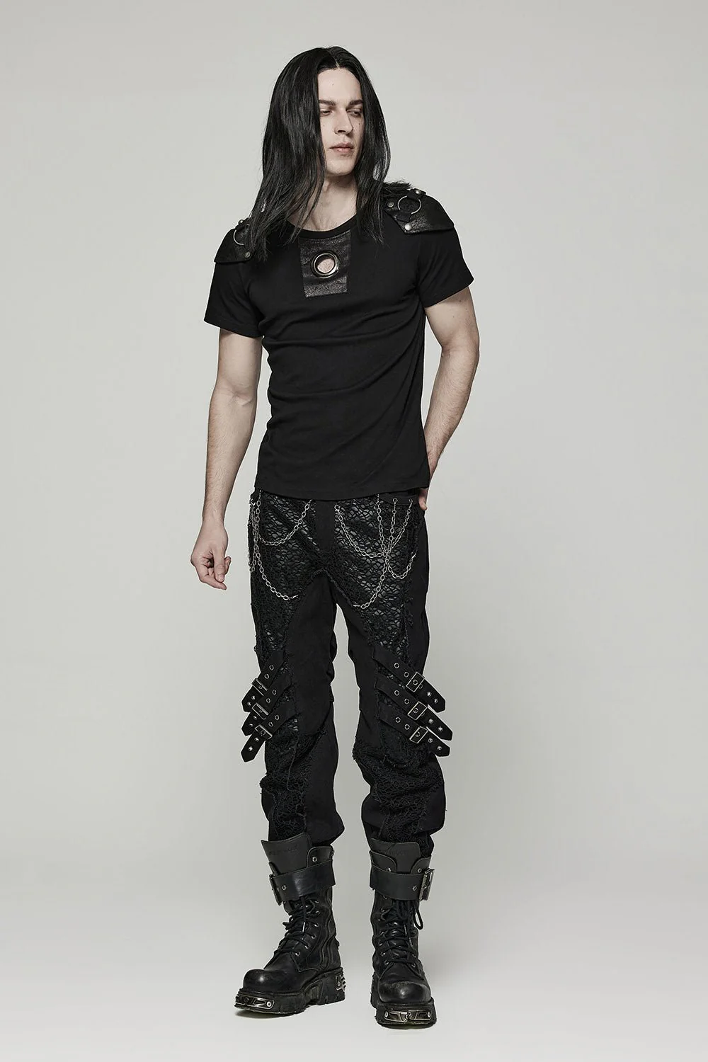 Black Metal Distressed Top - Image 4
