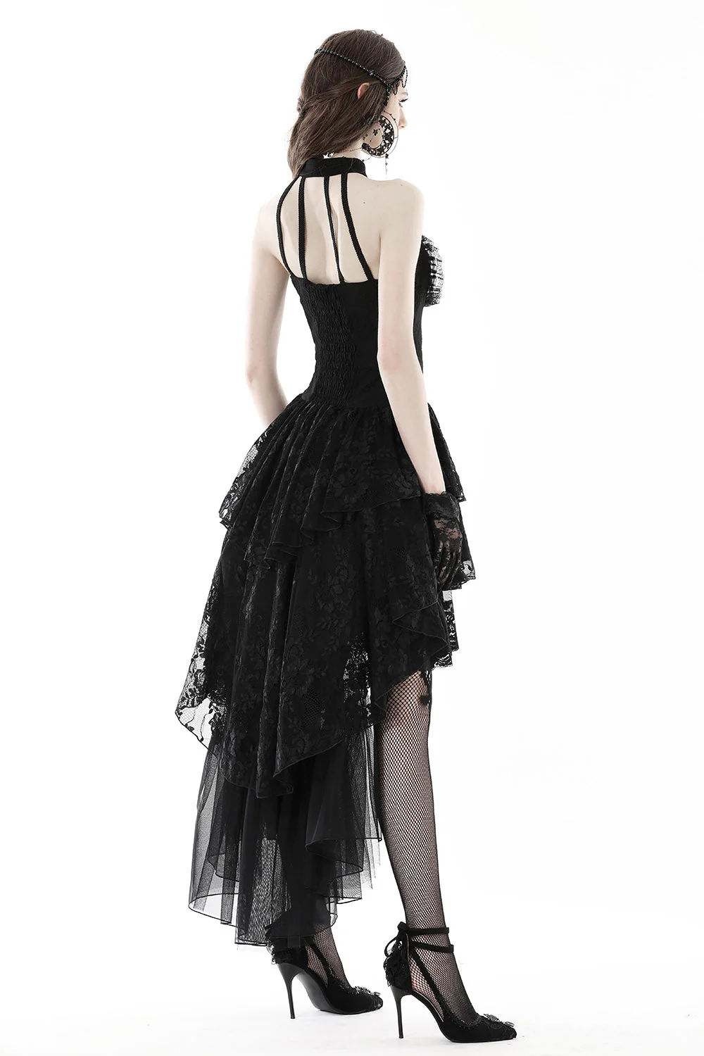 Black Moonlight High Low Dress - Image 4