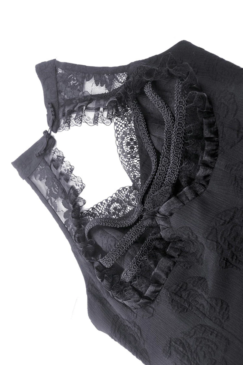 Black Moonlight High Low Dress - Image 6