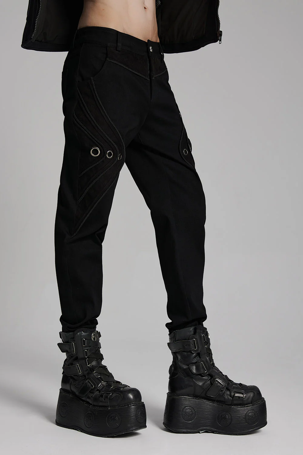Black Morgue Cyberpunk Pants - Image 2