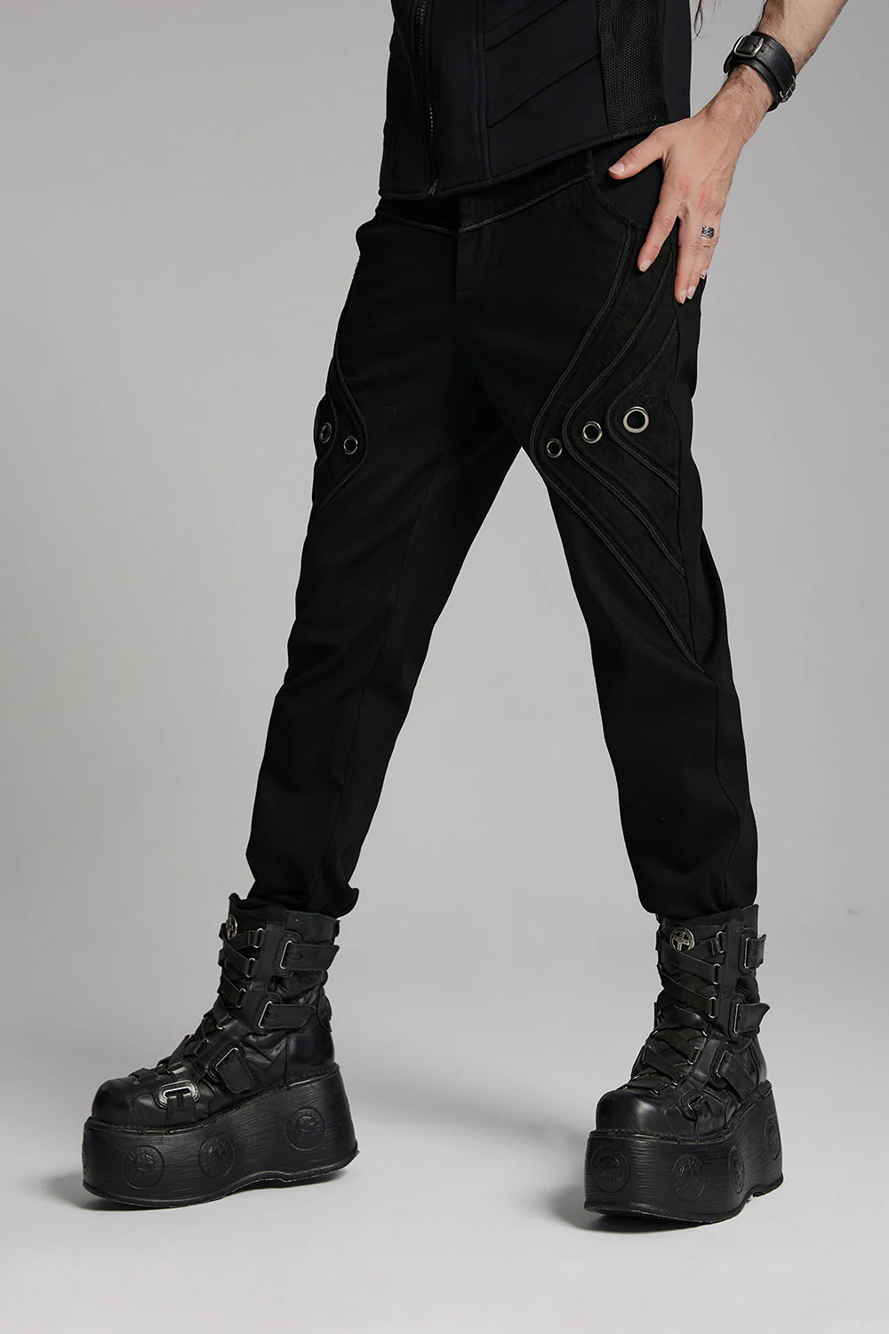 Black Morgue Cyberpunk Pants - Image 3