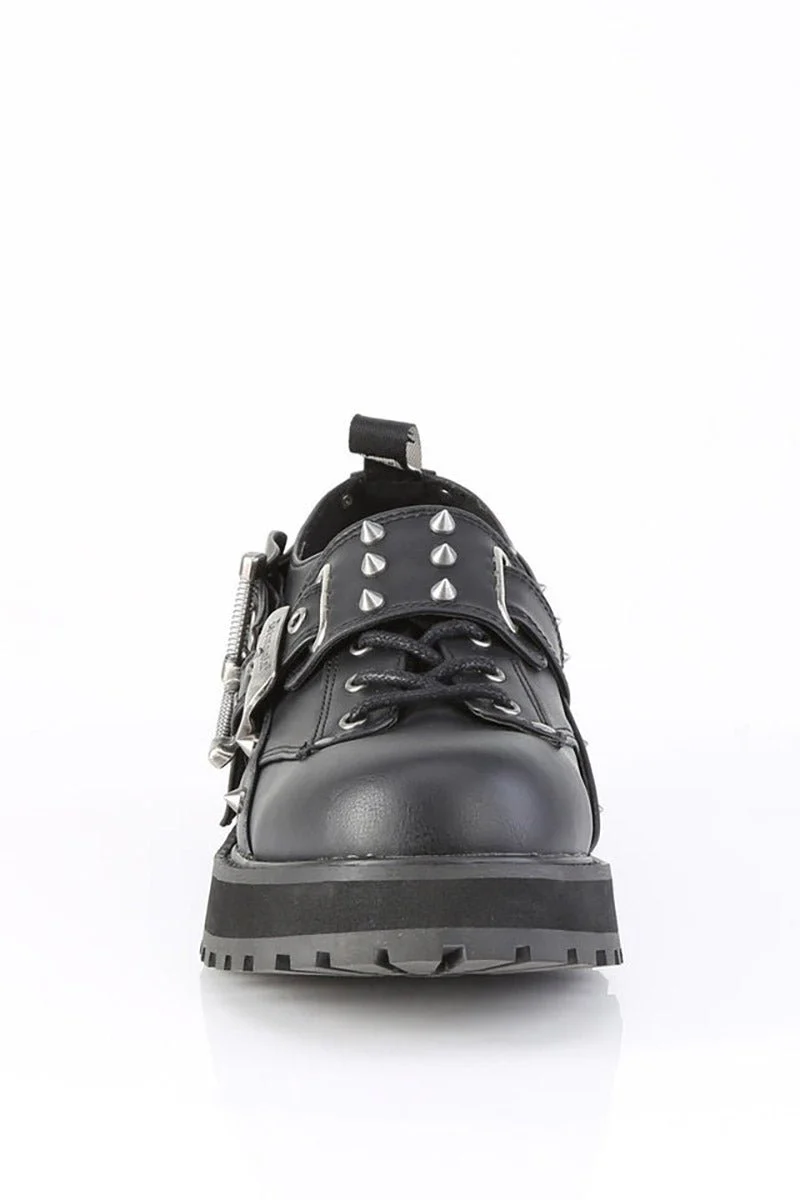 Black Omen Punk Oxfords [VALOR-38] - Image 2