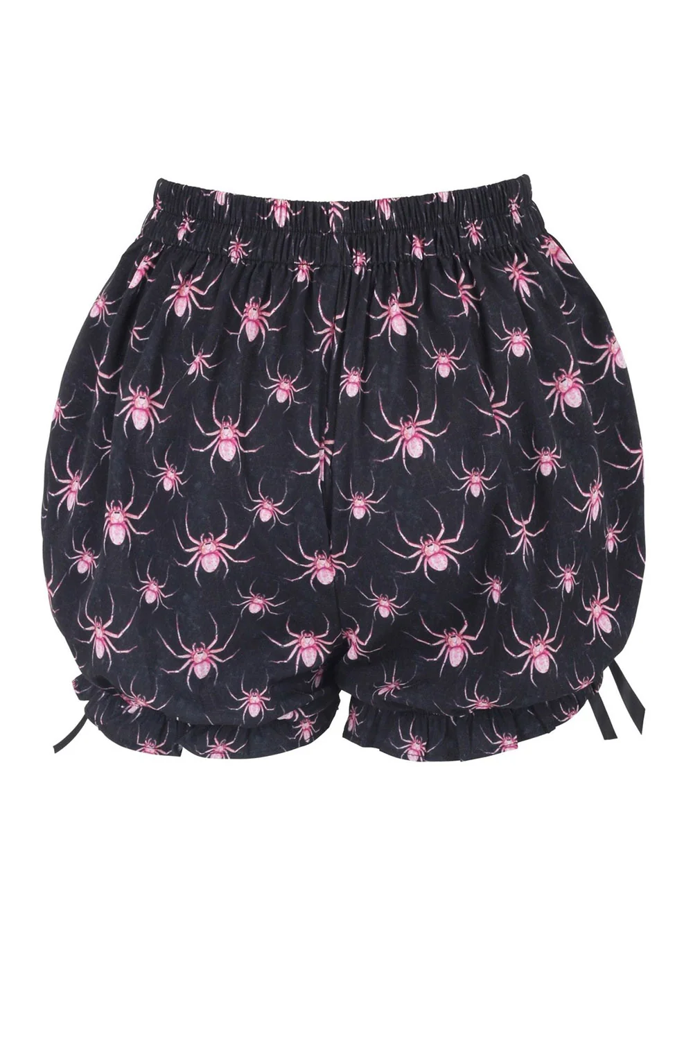 Black/Pink Spider Crepe Bloomers - Image 3