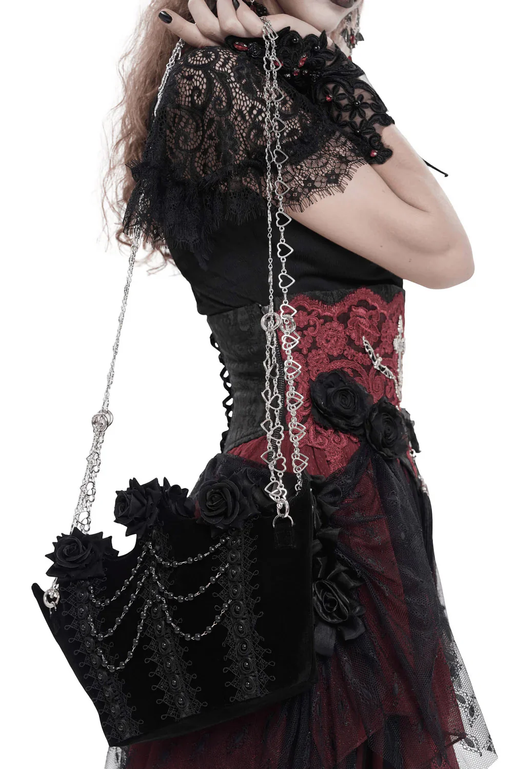 Black Rose Mourning Bag