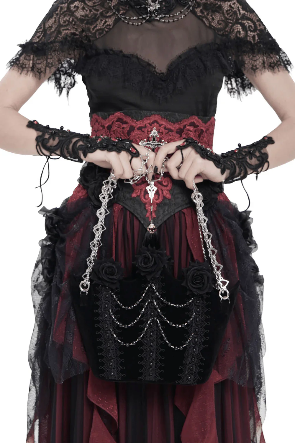 Black Rose Mourning Bag - Image 2
