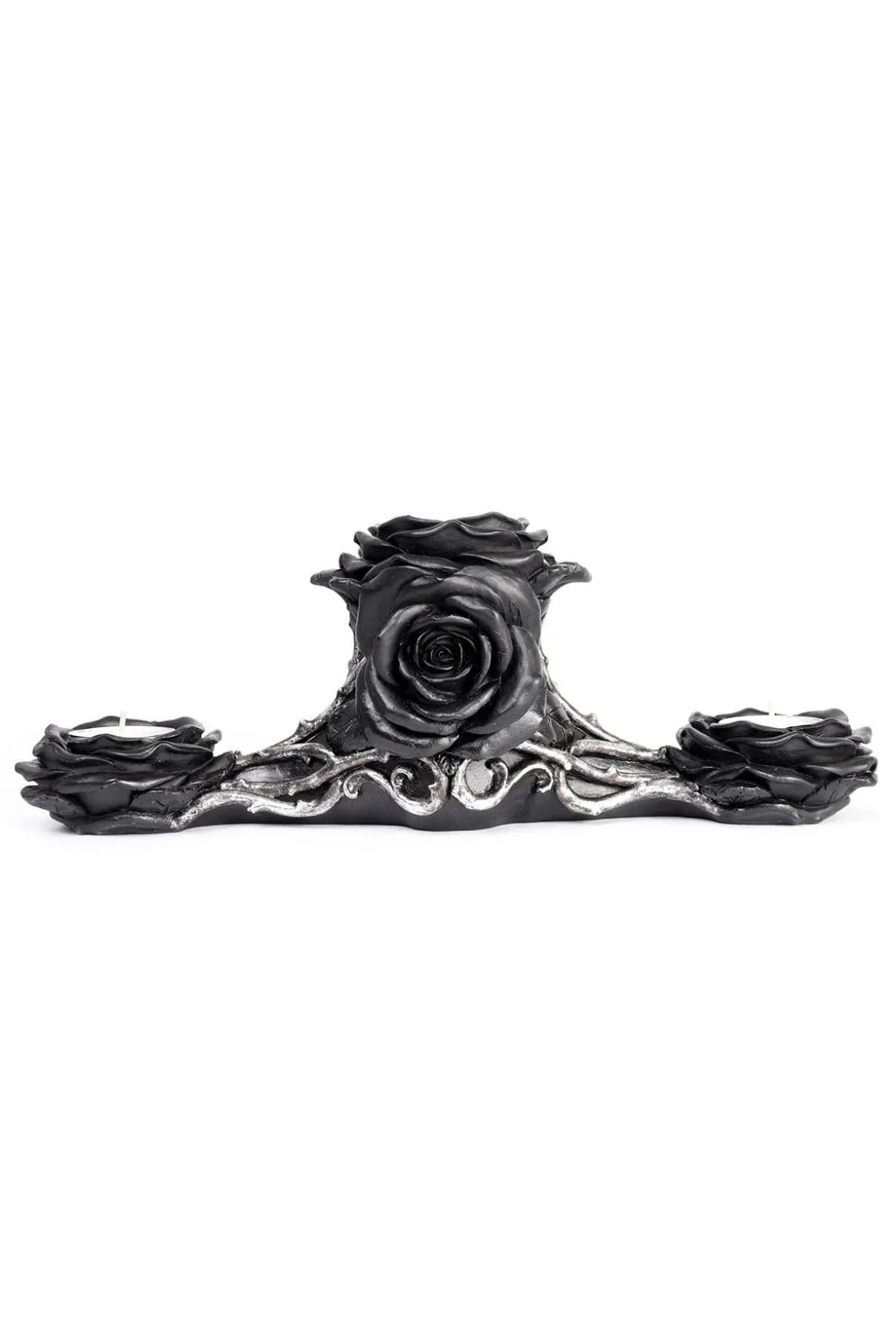Black Rose Triple Votive Holder - Image 4