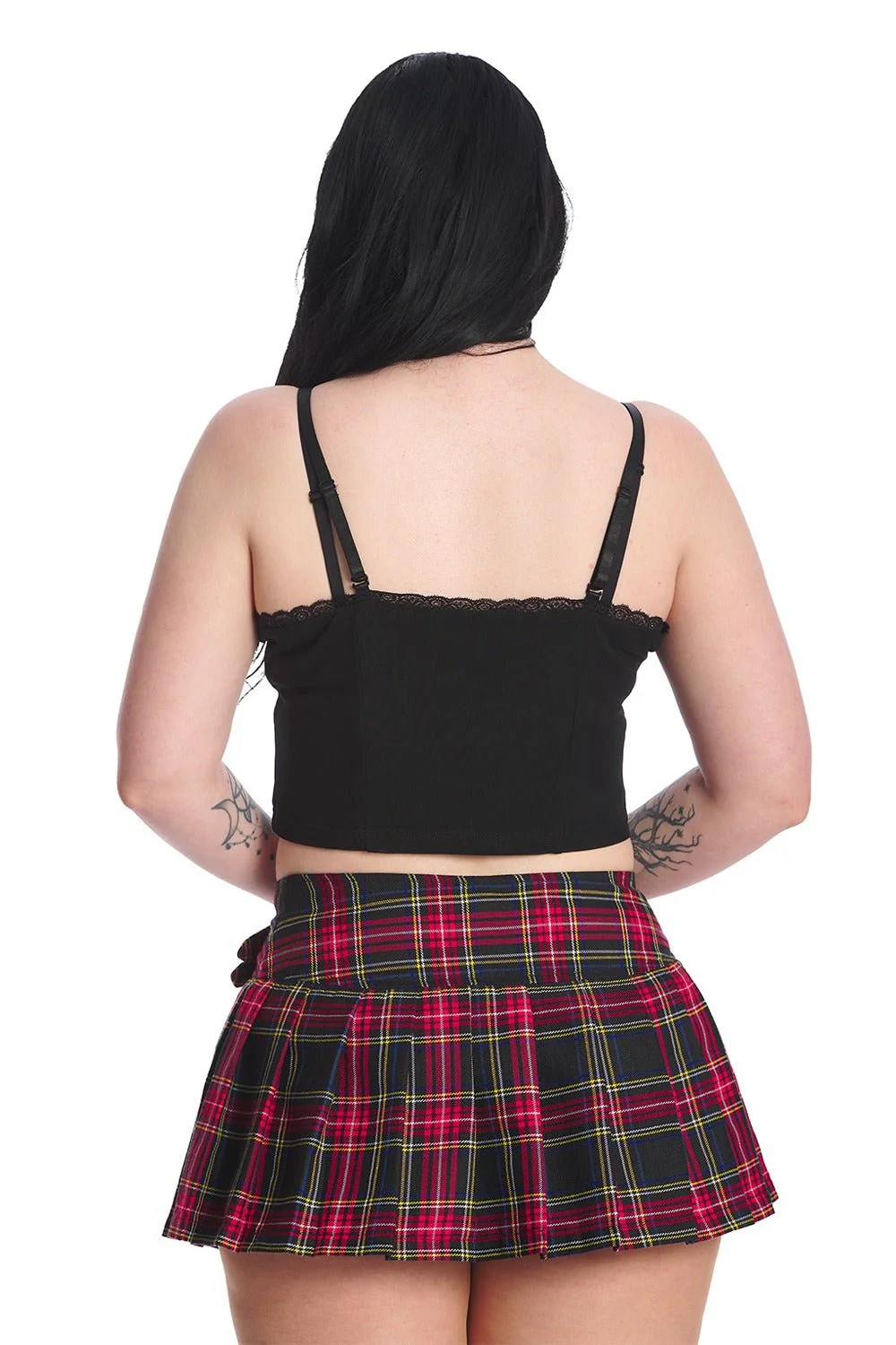 Black Ruffles Crop Top - Image 4