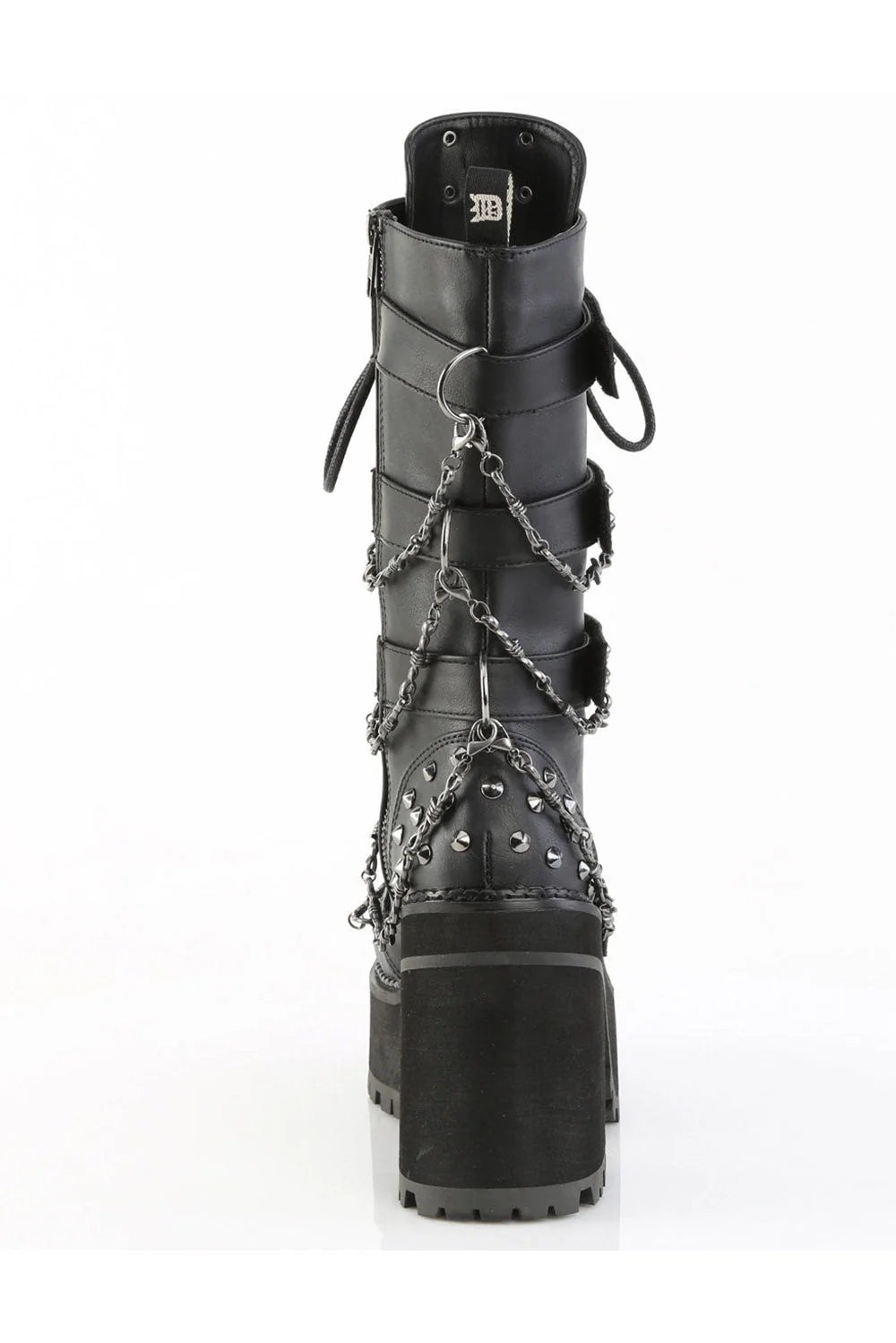 Black Sacraments Studded Punk Boots [ASSAULT-117] - Image 4