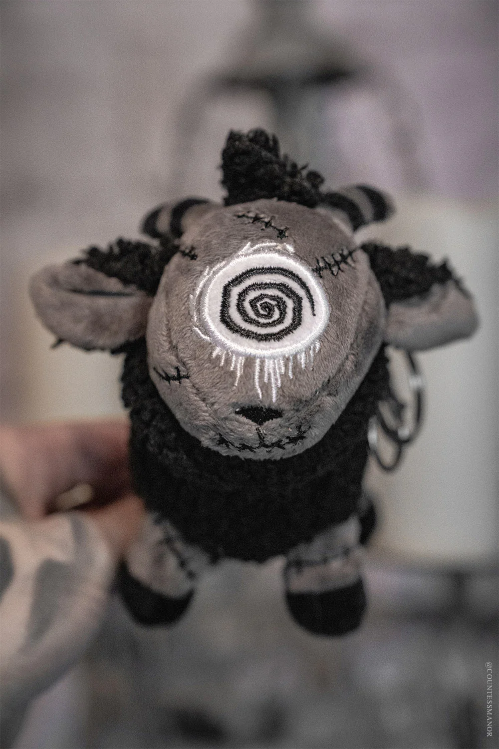 Black Sheep of the Family Plush Keychain - Image 2