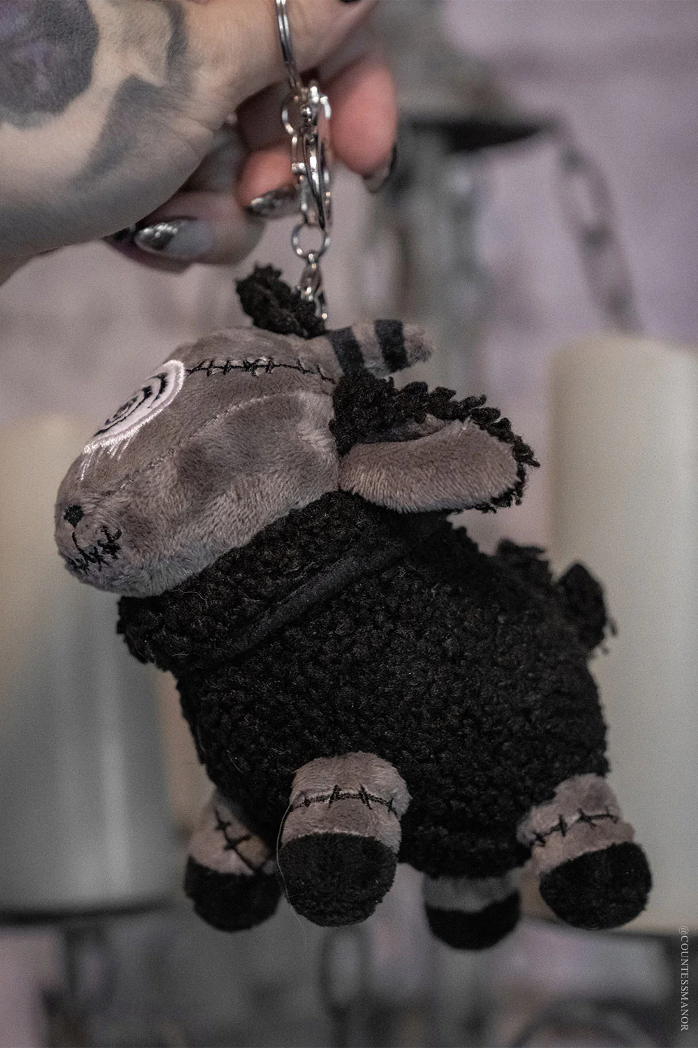Black Sheep of the Family Plush Keychain - Image 3