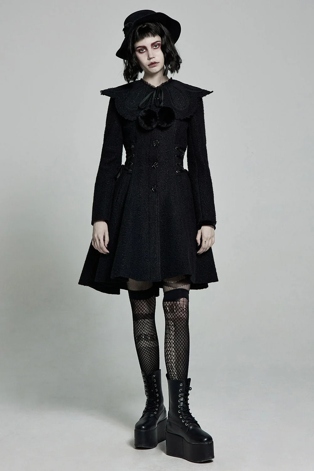 Black Sheep Vintage Goth Coat - Image 6