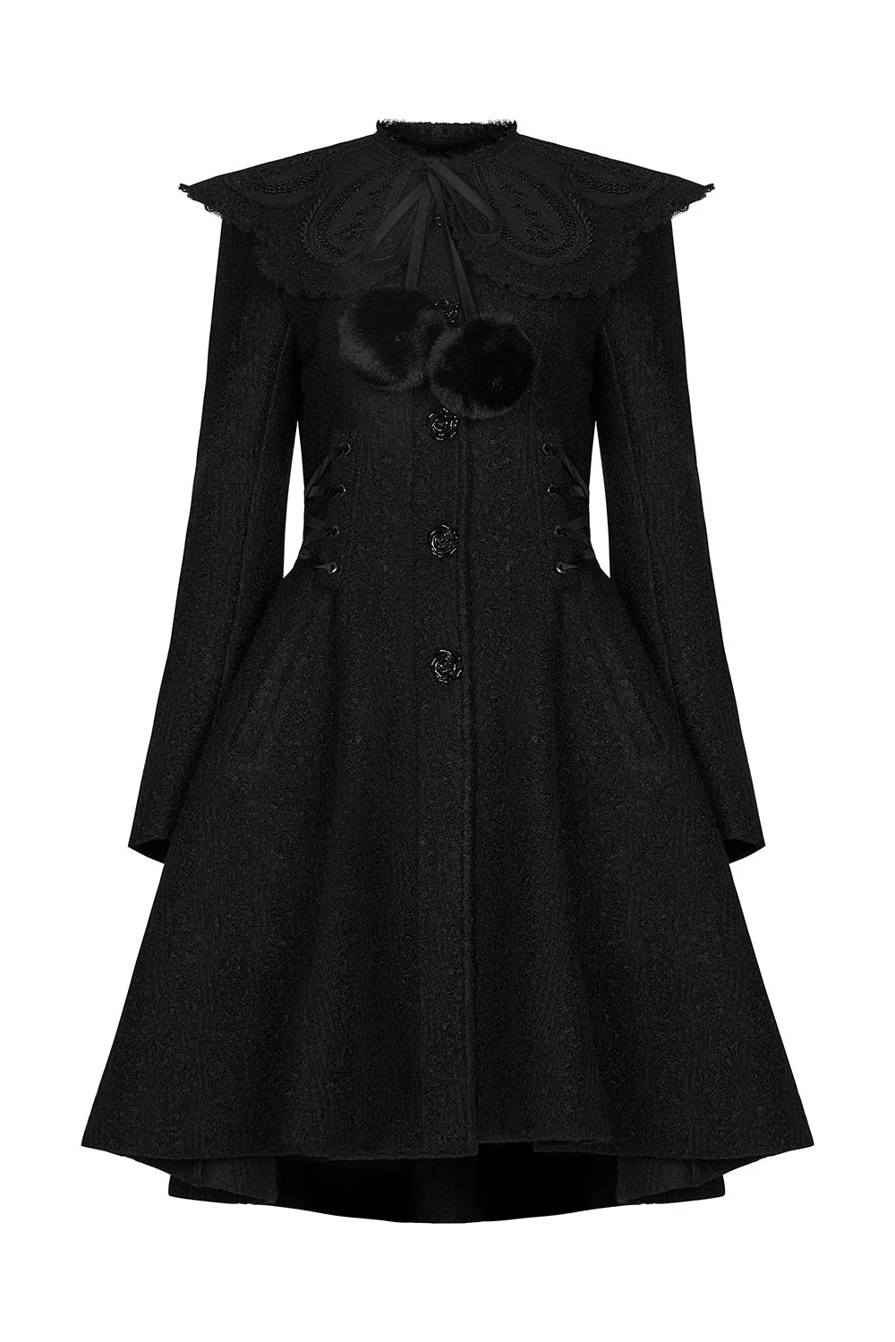 Black Sheep Vintage Goth Coat - Image 7