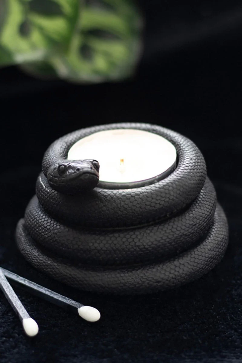 Black Snake Tealight Candle Holder - Image 7