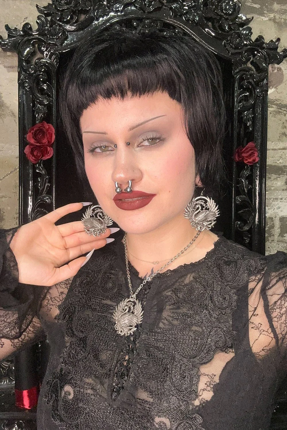 Black Swan Necklace - Image 5