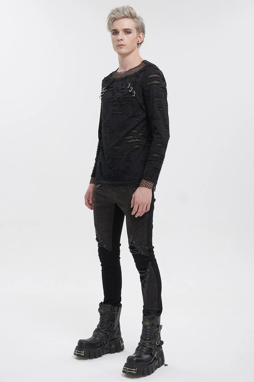 Black Whiskey Distressed Top - Image 6